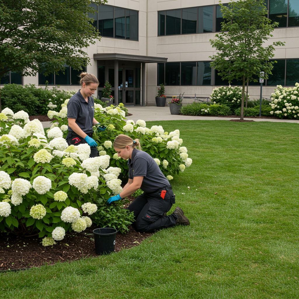 Utrzymanie rabat kwiatowych